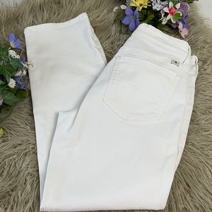 Lucky Brand Sweet Crop White Cropped Jeans 6/28